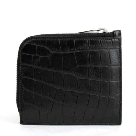 Item has been soldSaint Laurent YSL Leather Crocodile Embossed Card Case Wallet - Picture 4 of 7